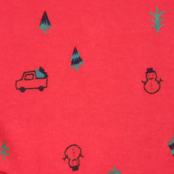 2 Baby Christmas Outfits, Carters Sweatsuit, Carters Onepiece Pants, Bundle, LN - Picture 6 of 13